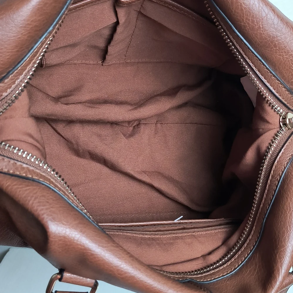 Aldo Brown Satchel Handbags Vintage Style